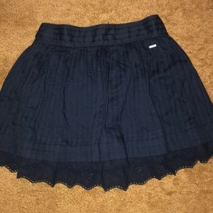 Navy Blue Hollister Skirt